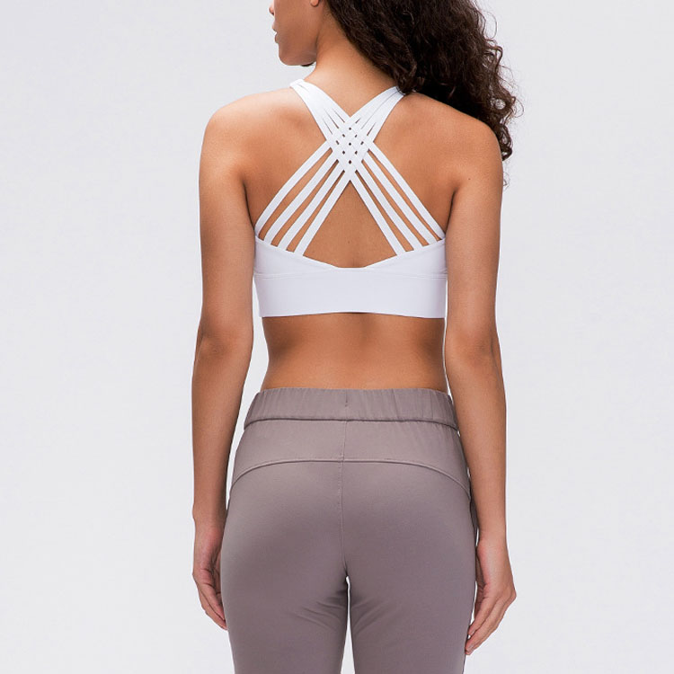 Thin straps sports bra