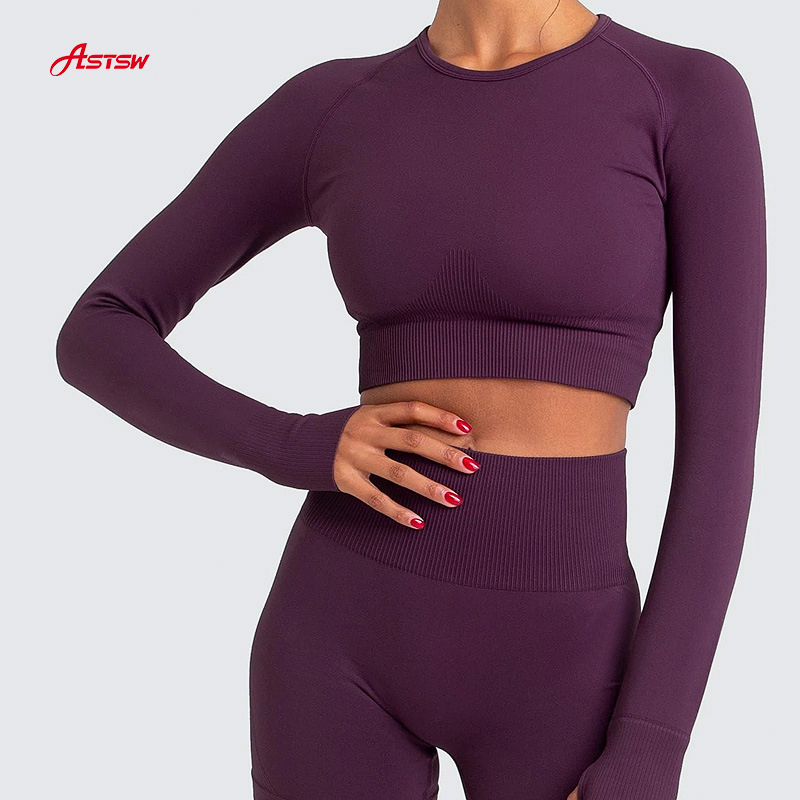 Seamless Long Sleeve Crop Top