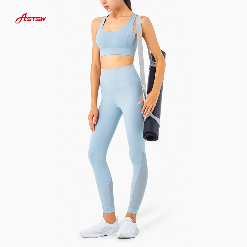 women yoga mesh leggings