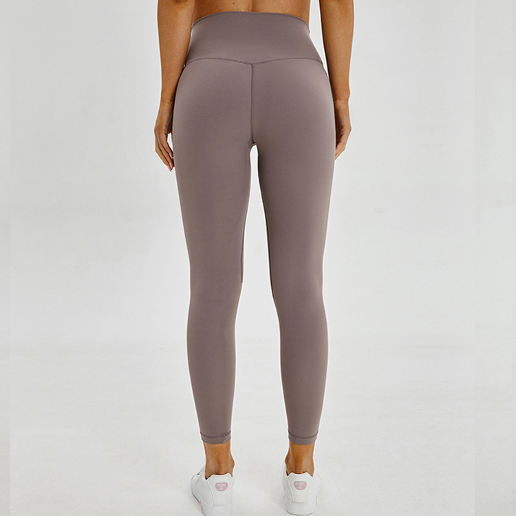 Womens Front Seamless Ankle Leggings