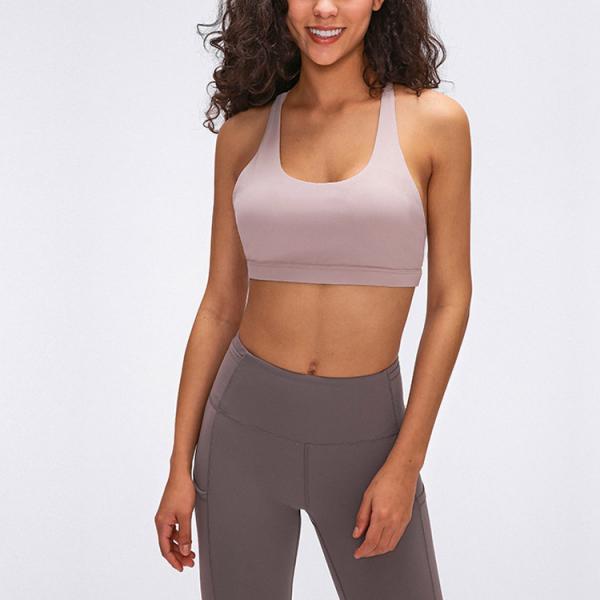 Crossed Back Sports Bra