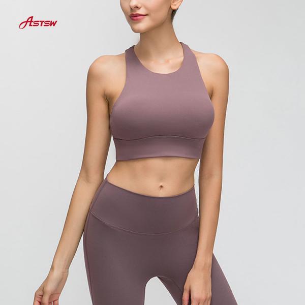 High Neck High Impact Yoga Bra