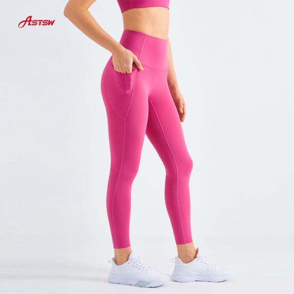 Women High waisted Pocket Lycra Leggings