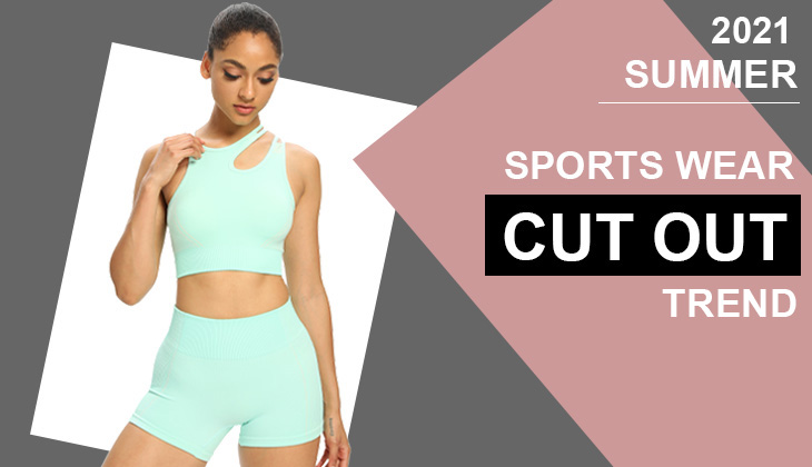 Sportswear Trend 2021: Sports Bra with Cutout Details